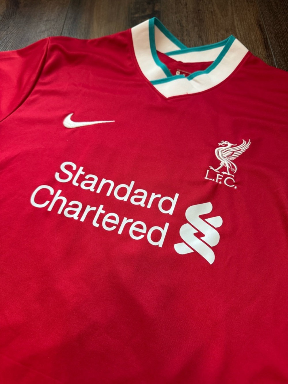 2020/2021 Liverpool Football Club home red soccer jersey men’s size x-large - Picture 2 of 5
